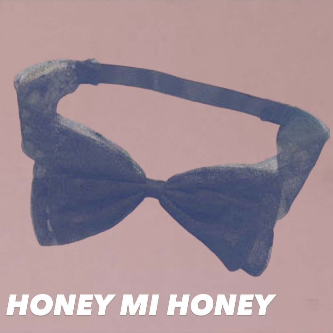 SNIDEL(スナイデル)のhoney mi honey ハニーミー ドット リボン ヘアバンド🍰 レディースのヘアアクセサリー(ヘアバンド)の商品写真