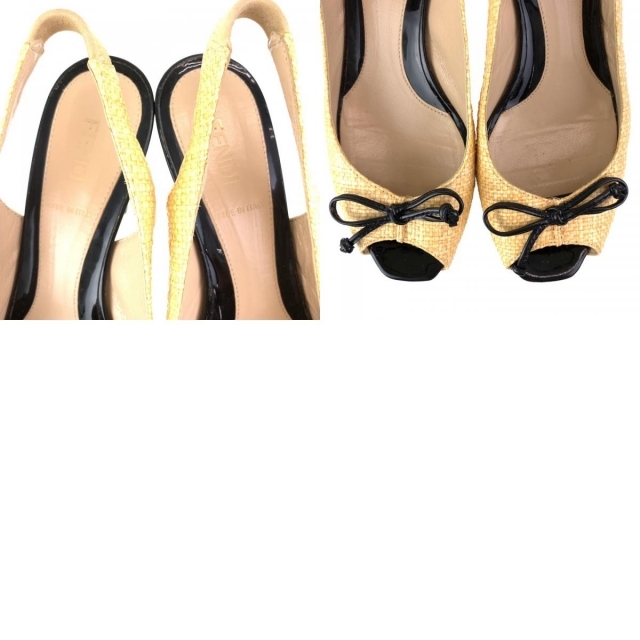 FENDI(フェンディ)のフェンディ エナメル FFロゴ バックストラップ サンダル レディースの靴/シューズ(サンダル)の商品写真