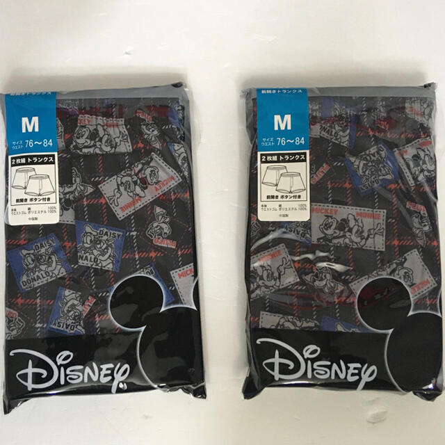 Disney(ディズニー)のメンズ  トランクス　Mickey   Ⓜ️サイズ メンズのアンダーウェア(トランクス)の商品写真