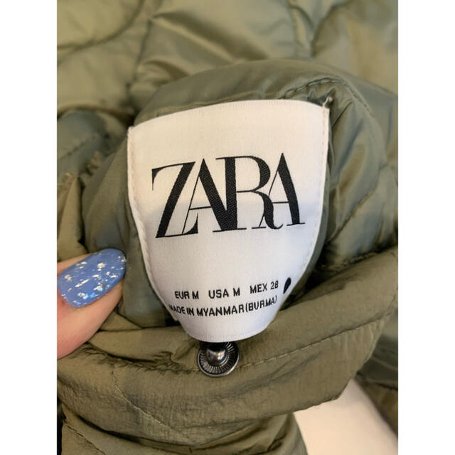 ZARA(ザラ)の最終価格❗️ZARA 今期新作☆リバーシブル　キルティング　ジャケット^_^ レディースのジャケット/アウター(ブルゾン)の商品写真