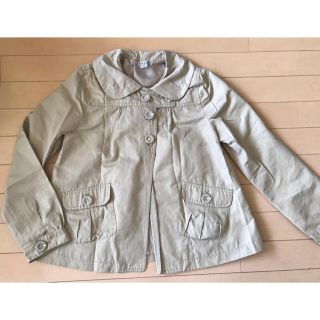 ザラキッズ(ZARA KIDS)のZARA 女児スプリングコート ベージュ 154㎝(ジャケット/上着)