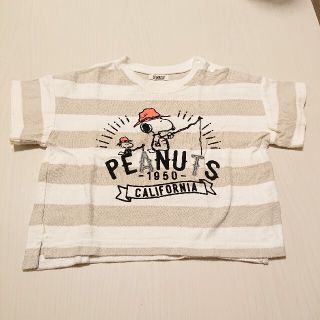 アカチャンホンポ(アカチャンホンポ)のアカチャンホンポ スヌーピー 涼しげドロップショルダーTシャツ(Tシャツ/カットソー)