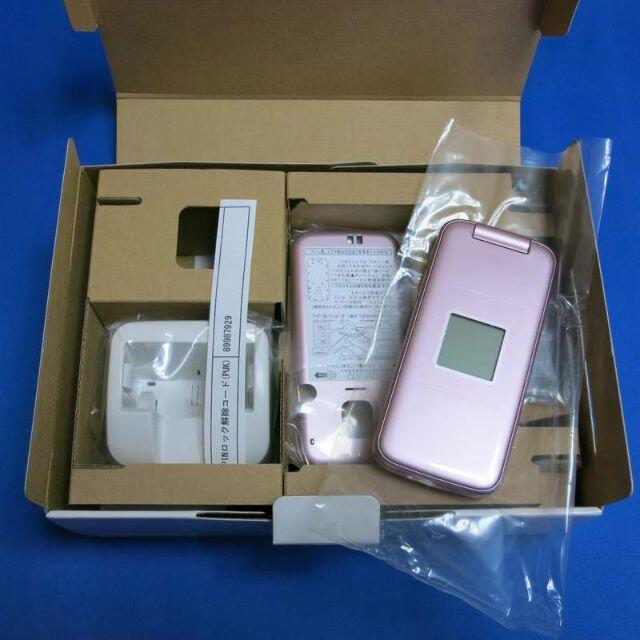一番の贈り物 F-01M 新品・未使用 docomoらくらくホン ドコモ ピンク 携帯電話本体