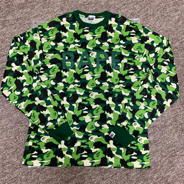 LサイズカラーBAPE 新ABCcamo カモ ロングTシャツ　ロンT