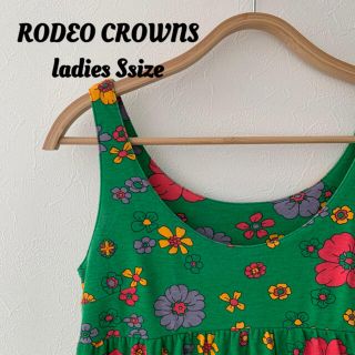 ロデオクラウンズ(RODEO CROWNS)のRODEO CROWNS ▼ ノースリーブ花柄ロングワンピース(ロングワンピース/マキシワンピース)