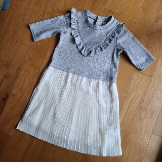 ザラキッズ(ZARA KIDS)の超美品　a.b.c　切り替えワンピース　130(ワンピース)