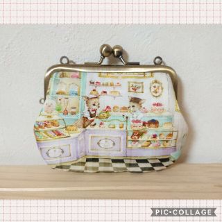 フランシュリッペ(franche lippee)の★がま口ポーチ＊ケーキショップ＊(ポーチ)