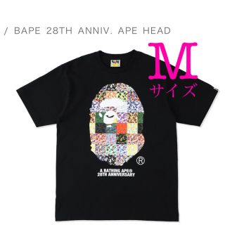 アベイシングエイプ(A BATHING APE)のBAPE TEE 黒 A BATHING APE アニバーサリーTシャツ エイプ(Tシャツ/カットソー(半袖/袖なし))