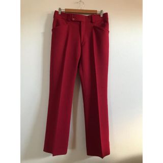 〈こう様専用〉vintage red boots cut pants(スラックス)