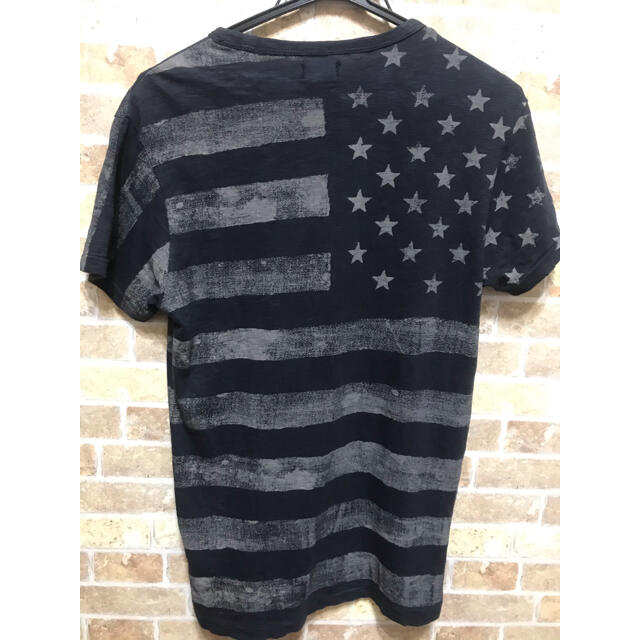 Denim & Supply Ralph Lauren(デニムアンドサプライラルフローレン)のTシャツ　ラルフローレン　星条旗　アメリカ　ネイビー メンズのトップス(Tシャツ/カットソー(半袖/袖なし))の商品写真