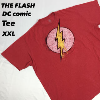 古着 フラッシュ DC コミック tシャツ キャラt ビッグ ロゴ(Tシャツ/カットソー(半袖/袖なし))