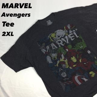 マーベル(MARVEL)の古着 マーベル アベンジャーズ tシャツ ビッグサイズ 映画 コミック(Tシャツ/カットソー(半袖/袖なし))