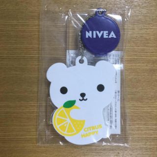 ニベア(ニベア)のNIVEAノベルティくまちゃんミラー(ノベルティグッズ)