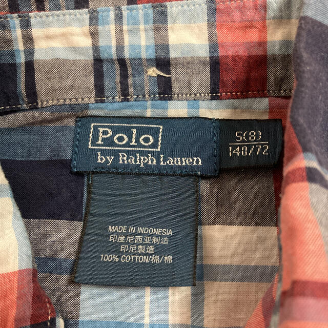 POLO RALPH LAUREN(ポロラルフローレン)のラルフローレン　シャツ 140 キッズ/ベビー/マタニティのキッズ服女の子用(90cm~)(ブラウス)の商品写真