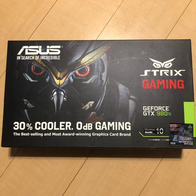 ASUS(エイスース)のジャンク　ASUS GTX 980ti 6GB 値下げ不可 スマホ/家電/カメラのPC/タブレット(PC周辺機器)の商品写真