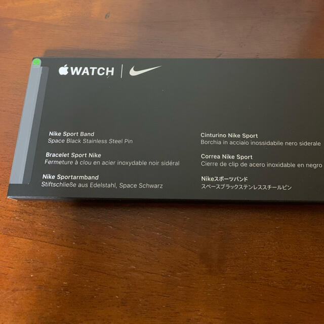 Apple Watch(アップルウォッチ)のApple Watch Nikeスポーツバンド ブラック 40mm未開封 スマホ/家電/カメラのスマホ/家電/カメラ その他(その他)の商品写真