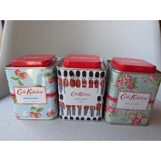 キャスキッドソン(Cath Kidston)のキャスキッドソン Cath Kidston 紅茶 缶 セット 花 ソルジャー(収納/キッチン雑貨)