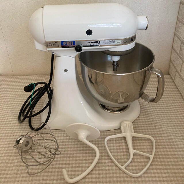【通販激安】 ミキサー キッチンエイド KSM150 正規代理店FMI 白 調理器具