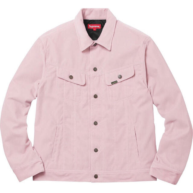 Supreme - Supreme Velvet Trucker Jacket L pinkの通販 by プロフ必読 ...