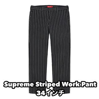 シュプリーム(Supreme)のsupreme シュプリーム ストライプ Striped ワークパンツ(ワークパンツ/カーゴパンツ)