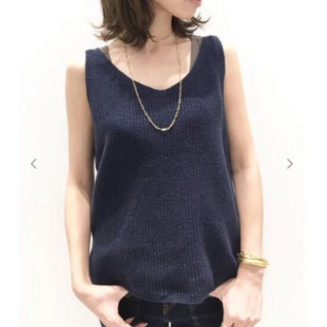 L'Appartement DEUXIEME CLASSE(アパルトモンドゥーズィエムクラス)のCTN*LINEN Camisole ／コットンリネン キャミ ☆アパルトモン レディースのトップス(タンクトップ)の商品写真