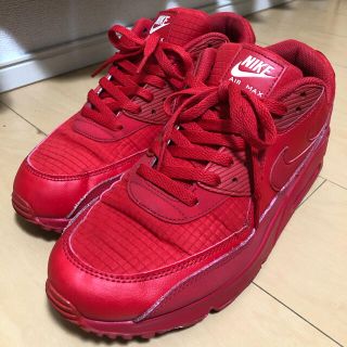 ナイキ(NIKE)のナイキ エアマックス90 トリプル レッド(スニーカー)