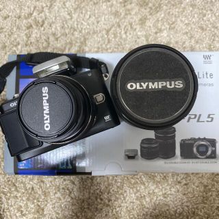 オリンパス(OLYMPUS)のOLYMPUS E−PL5 BLACK★お値下げ中(ミラーレス一眼)