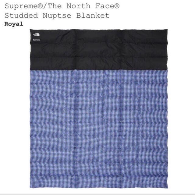 Supreme(シュプリーム)のSupreme The north face Studded Blanket インテリア/住まい/日用品の寝具(毛布)の商品写真