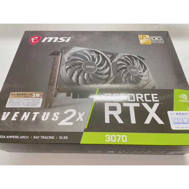 【新品】 MSI  RTX 3070 VENTUS グラフィックスボードグラフィックボード