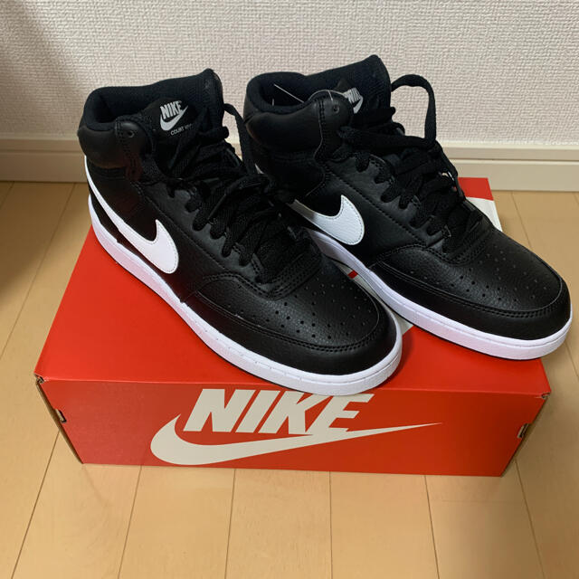 NIKE(ナイキ)の【新品】NIKE ナイキ コート ヴィジョン MID SL 26.5cm メンズの靴/シューズ(スニーカー)の商品写真