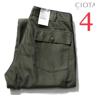 コモリ(COMOLI)の21ss サイズ4 ciota スビンコットン ベイカーパンツ 新品 (ワークパンツ/カーゴパンツ)