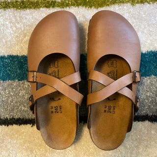 ビルケンシュトック(BIRKENSTOCK)のビルキーBirki's（ビルケンシュトック）ローリー？未使用本革サンダル(スリッポン/モカシン)