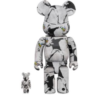 メディコムトイ(MEDICOM TOY)のBE@RBRICK FLOWER BOMBER  100%&400%(フィギュア)