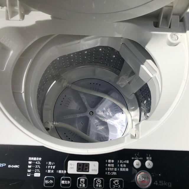SHARP 全自動電気洗濯機 ES-G45RC-W 2016年製 SHARP 全自動電気洗濯機 ES-G45RC-W 2016年製