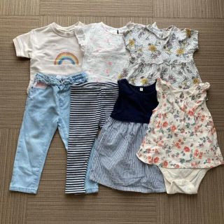 ザラキッズ(ZARA KIDS)の女の子お洋服　7点セット　90cm まとめ売り(Tシャツ/カットソー)