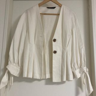 ザラ(ZARA)のZARA WOMAN ジャケット Sサイズ(ノーカラージャケット)