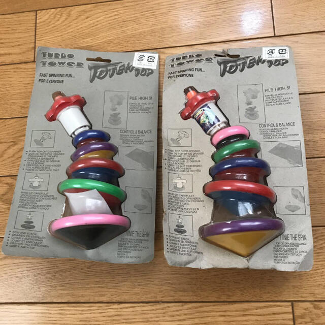 TURBO TOWER こま　2個 キッズ/ベビー/マタニティのおもちゃ(知育玩具)の商品写真