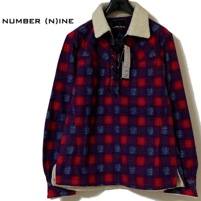 NUMBER (N)INE - ナンバーナイン ボア プルオーバー レースアップ