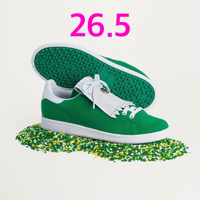 adidas(アディダス)の新品未使用 26.5cm スタンスミス ゴルフ マスターズ  スポーツ/アウトドアのゴルフ(シューズ)の商品写真