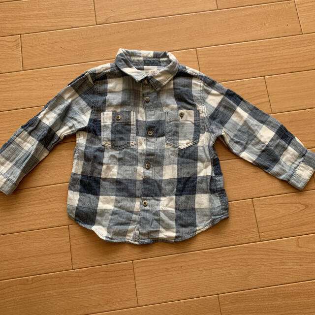 ZARA(ザラ)のZARA BABY  ベビーチェックシャツ キッズ/ベビー/マタニティのベビー服(~85cm)(ジャケット/コート)の商品写真