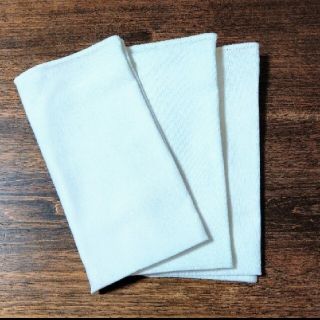 ムジルシリョウヒン(MUJI (無印良品))の落ちワタ混ふきん 3枚組(収納/キッチン雑貨)