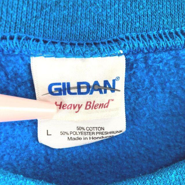 GILDAN(ギルタン)のGILDANギルダンカレッジプリントスウェットスエットトレーナーLユニセックス. メンズのトップス(スウェット)の商品写真