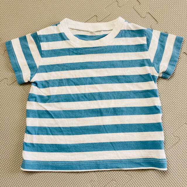 MUJI (無印良品)(ムジルシリョウヒン)の専用　無印良品　Tシャツ　3枚　80サイズ キッズ/ベビー/マタニティのベビー服(~85cm)(Ｔシャツ)の商品写真