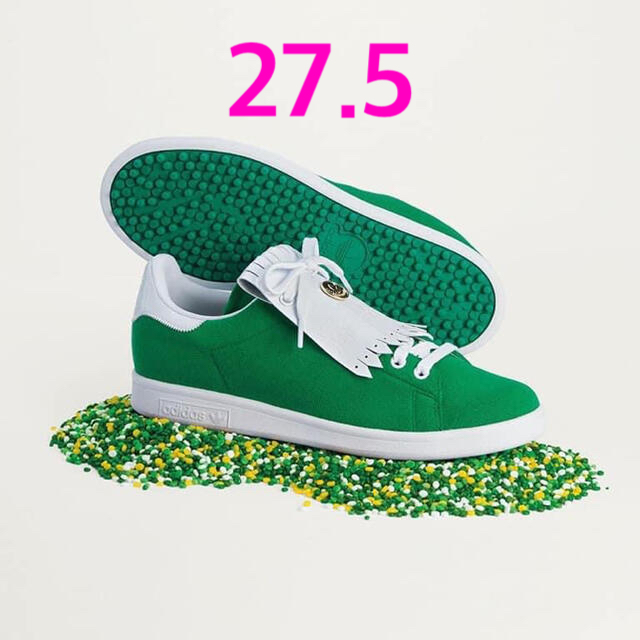 adidas(アディダス)の新品未使用 27.5cm スタンスミス ゴルフ マスターズ  スポーツ/アウトドアのゴルフ(シューズ)の商品写真