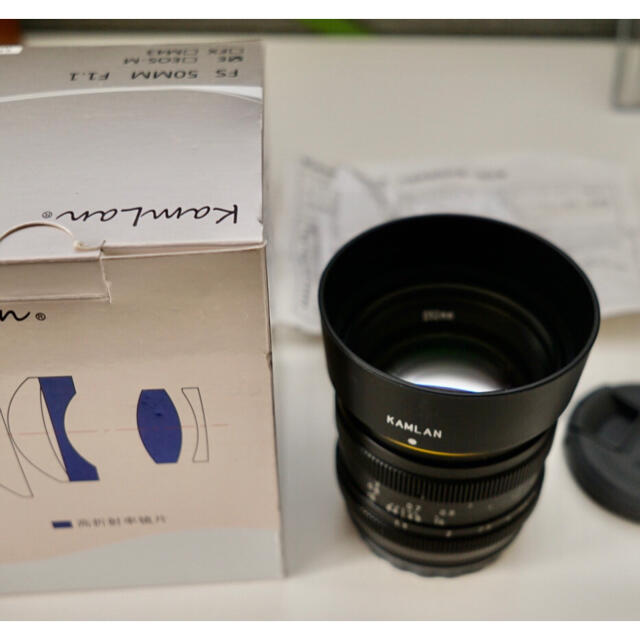 kamlan 50mm f1.1 lenz ソニーEマウント