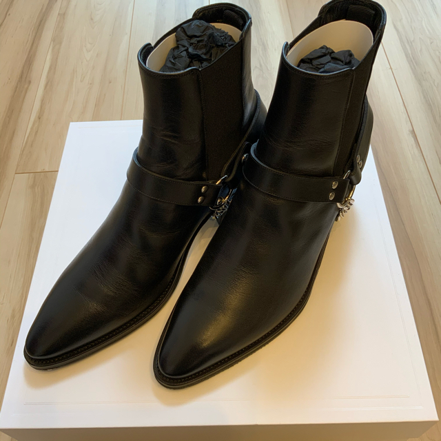 celine - カズ様 CELINE カマルグ バイカー チェルシーブーツ 42の通販