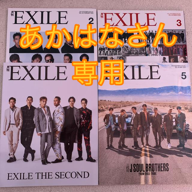 EXILE TRIBE(エグザイル トライブ)の月刊EXILE エンタメ/ホビーの雑誌(音楽/芸能)の商品写真