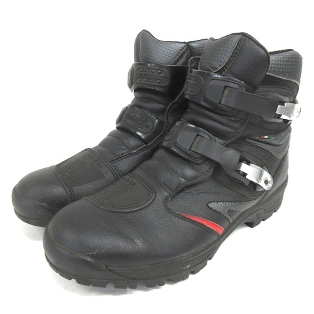 ガエルネ ライディング ブーツ タフギア バイク 靴 27.5cm ブラックのサムネイル