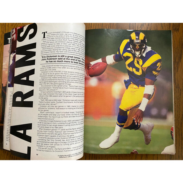 ★本場アメフトNFL★Pro Football★1987年シーズンガイドブック★ エンタメ/ホビーの雑誌(アート/エンタメ/ホビー)の商品写真