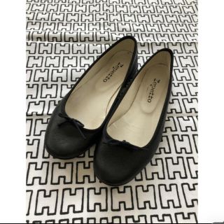 レペット(repetto)のrepetto 37 1/2 23.5ブラック　最終値下げ　ぺたんこ　レペット(バレエシューズ)